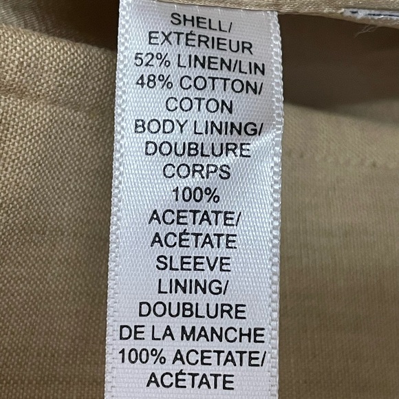 Banana Republic Mens Blazer Sport Coat Jacket Tan - Picture 6 of 7